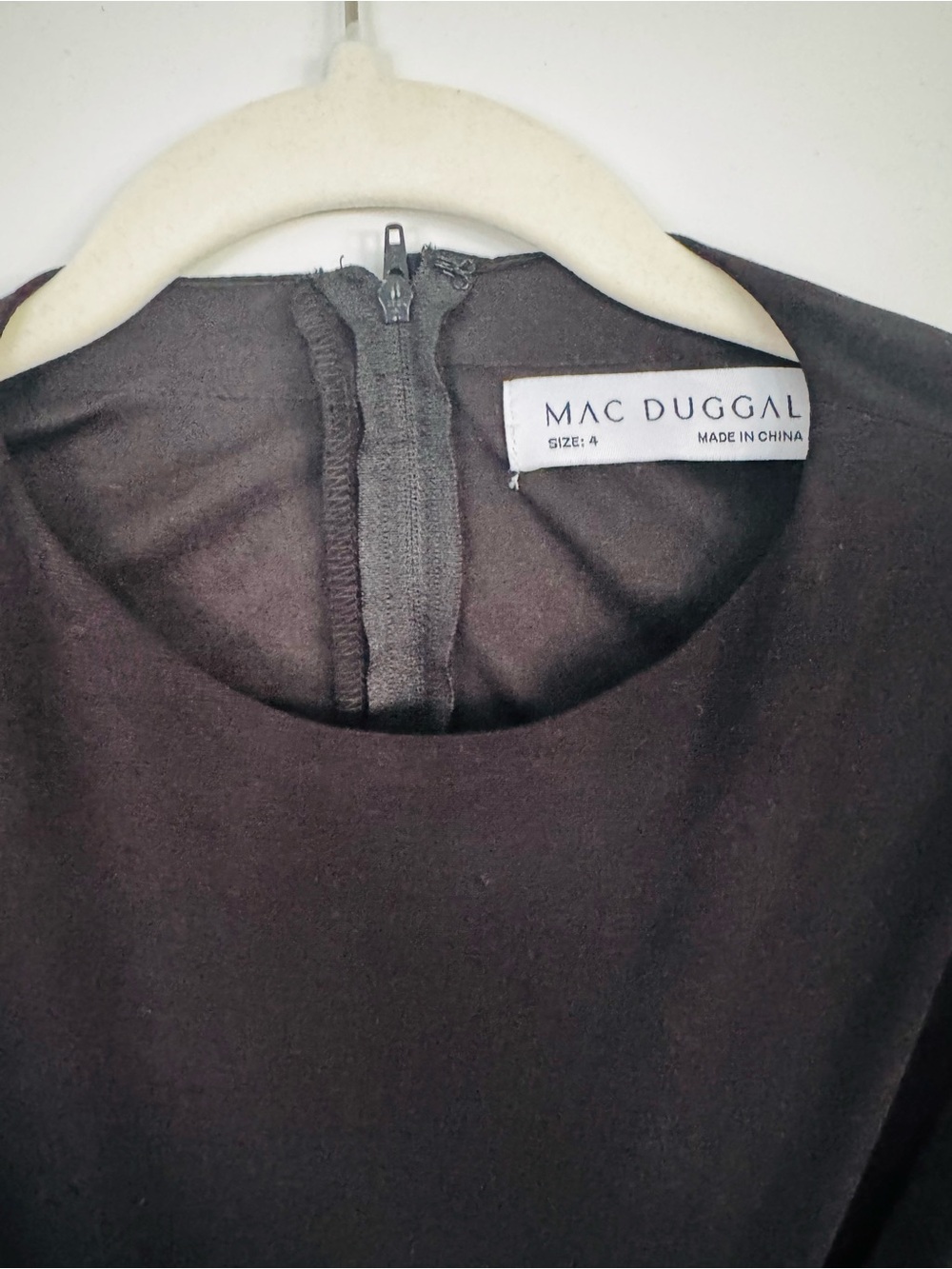 Mac Duggal Black Long-Sleeve Cutout Evening Gown #67644 - Picture 5 of 12